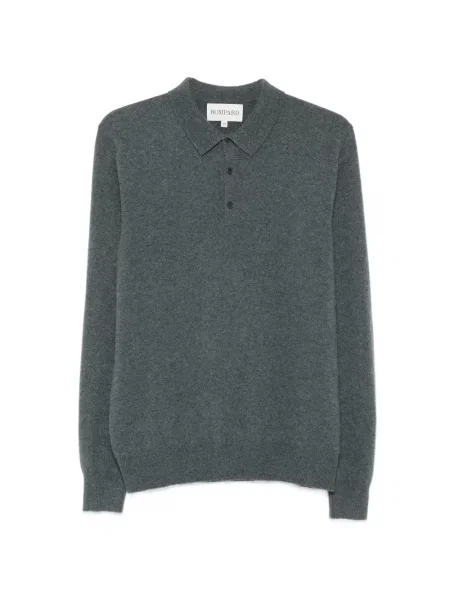 Lung tricou polo Bompard albastru