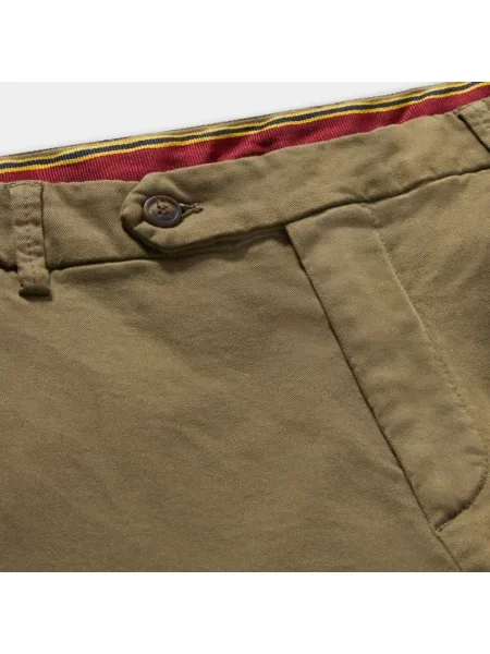 Сhinosy Brooks Brothers ze stretchu zielone