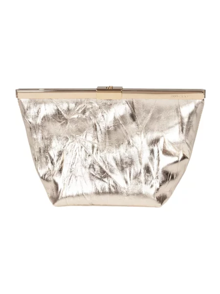 Kopertówka Jimmy Choo skórzana szara