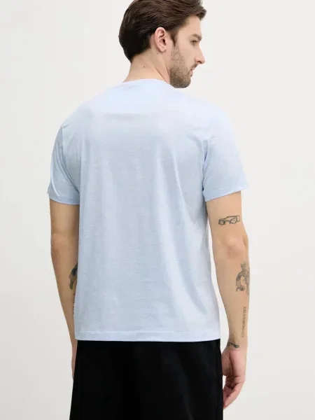Paul&Shark t-shirt gładki niebieski