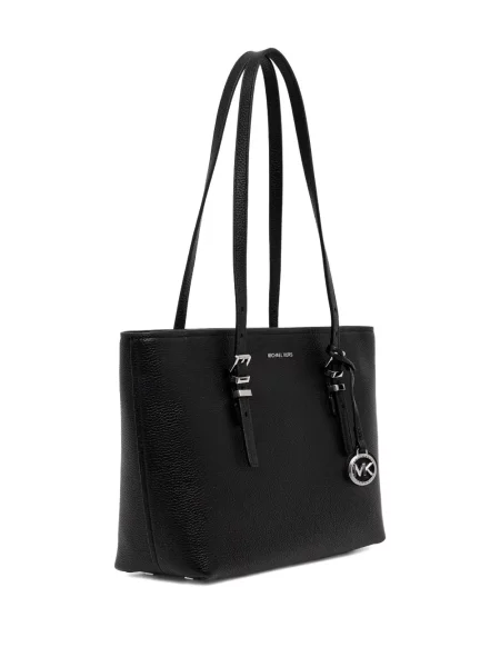 Portofel Michael Michael Kors cu broderie plisat negru