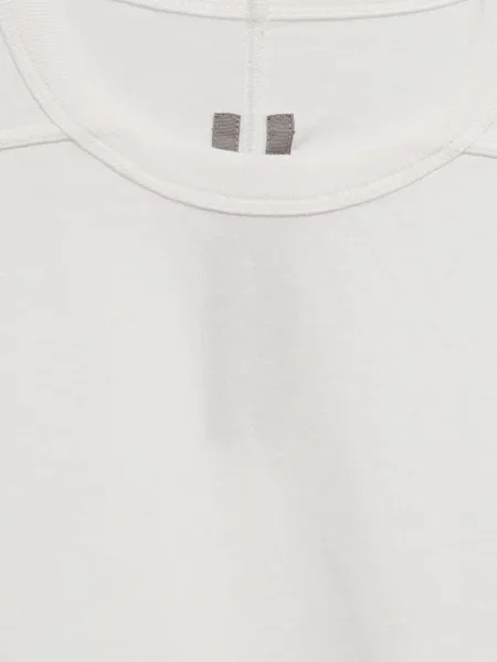 Scurt tricou Rick Owens cu decolteu rotund alb