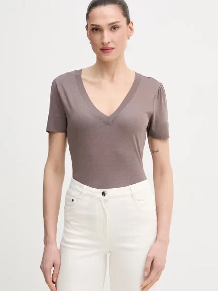 Mos Mosh t-shirt brązowa