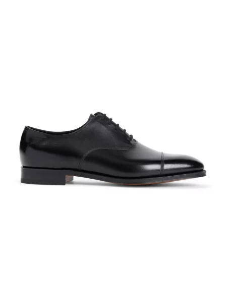 Oksfordy John Lobb skórzany czarny