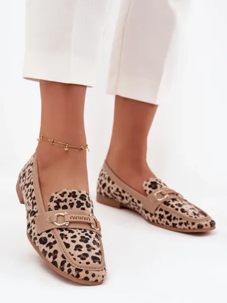 Мокасини Boto с принт с леопардов принт