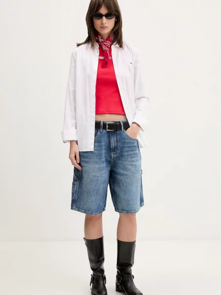 Top Tommy Jeans červený