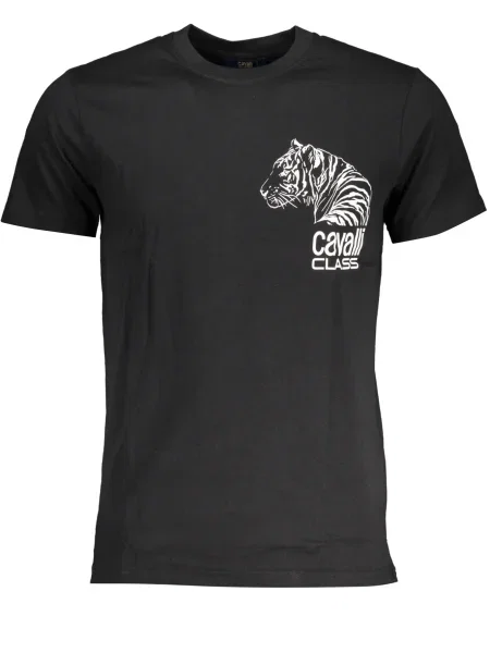 Tricou Cavalli Class scurt negru