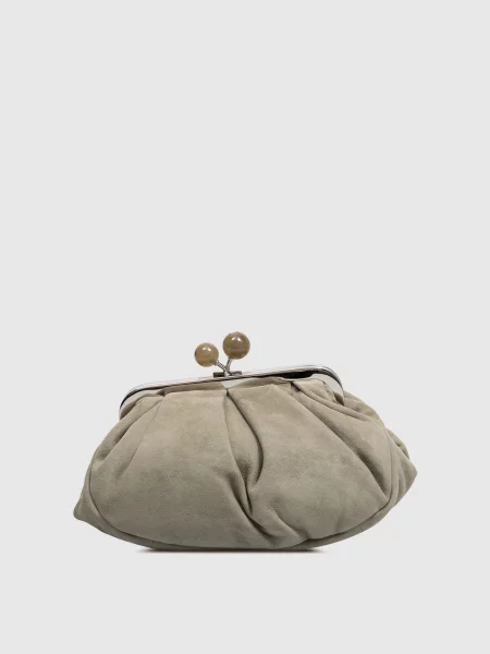Замшева сумка KAVALOIS Max Mara Weekend зелена