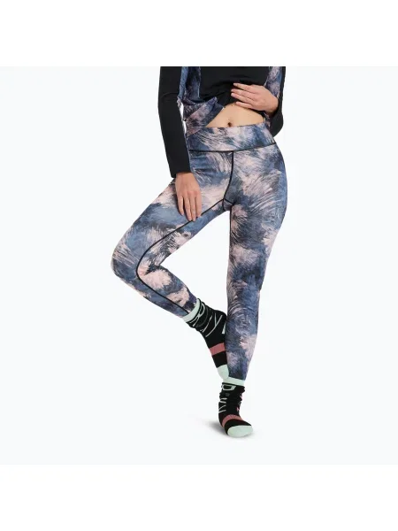 Dámske termoaktívne nohavice ROXY Daybreak Brushed Pants wild wind darknight sivá