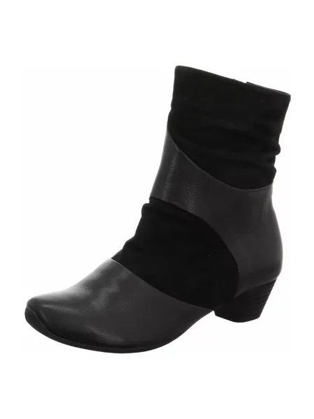 Buty do kostki Think skórzane czarne