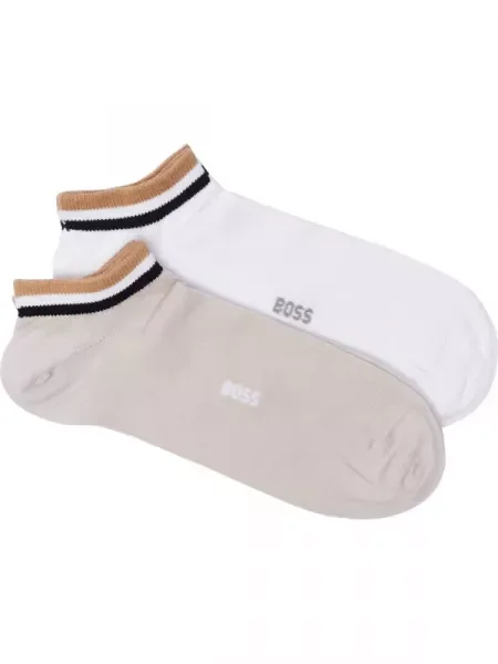 BOSS BLACK Șosete/tălpici 2P AS Uni stripe CC negru