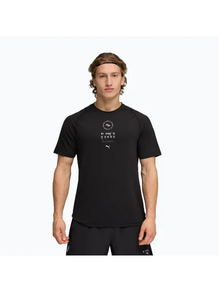 Tricou de antrenament pentru bărbați PUMA Hyrox Dryelite Training Tee black negru