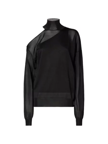 Pulover Fendi de mătase negru