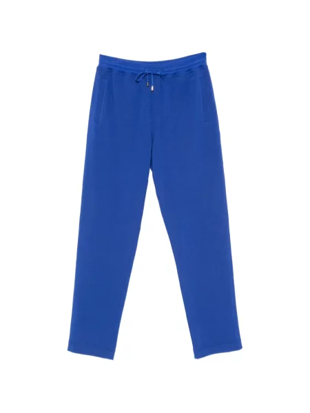 Pantaloni Stefano Ricci alergare cu cordon albastru