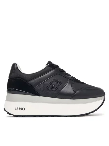 Liu Jo Superge Maxi Wonder Plus 02 Bis črna