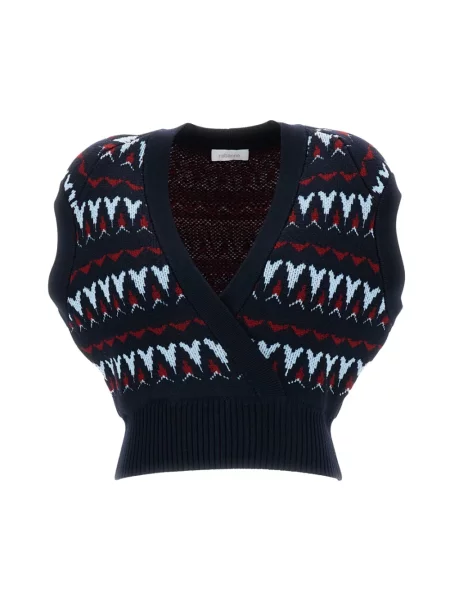 Sweter Rabanne z dekoltem w serek