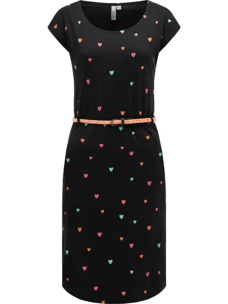 Ragwear Rochie de vară Youmodo verde pastel / roz / roșu negru
