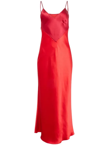 Rochie Fleur Du Mal de mătase de costum roșu