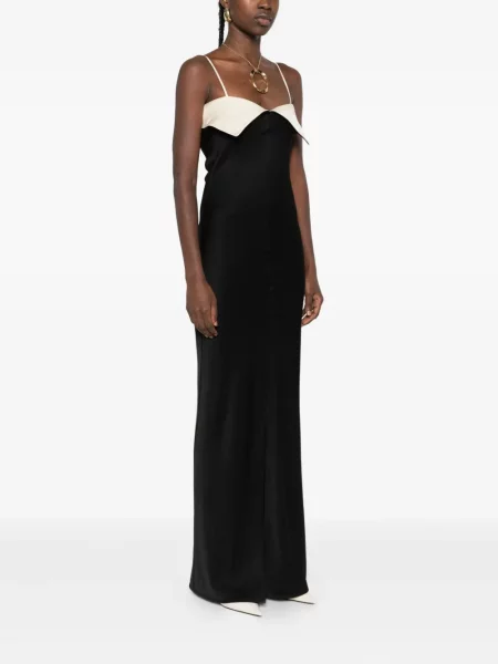 Rochie maxi Nanushka de costum negru