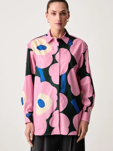 Marimekko cămașă pentru femei din roz