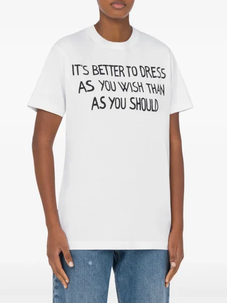 Tricou Moschino cu imagine alb