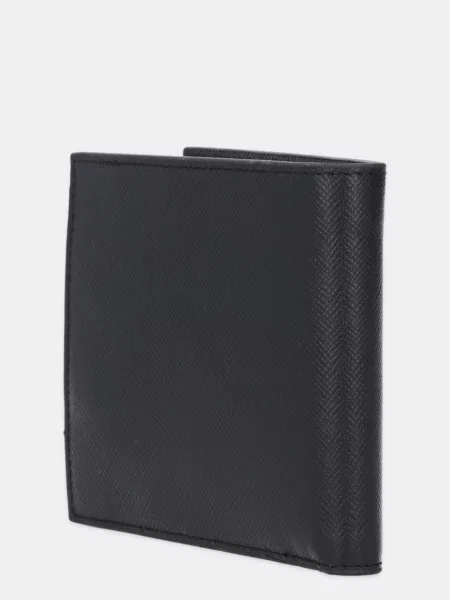 Шкіряний гаманець Armani Exchange чорний