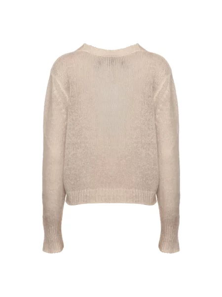 Sweter Avant Toi z kaszmiru beżowy