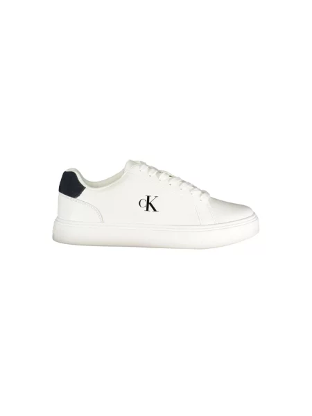 Sneakersy Calvin Klein skórzane białe