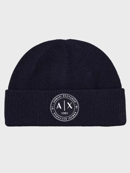 Шапка Armani Exchange синя