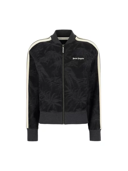 Sweter Palm Angels żakardowy czarny