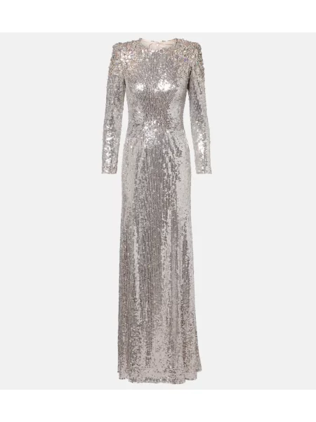 Rochie Jenny Packham argintiu