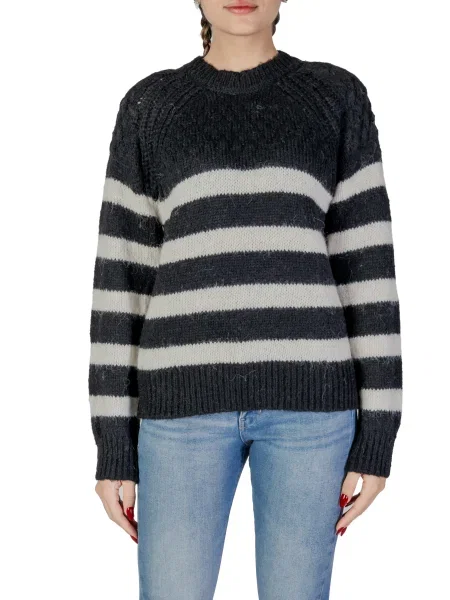 Pulover Only cu dungi negru