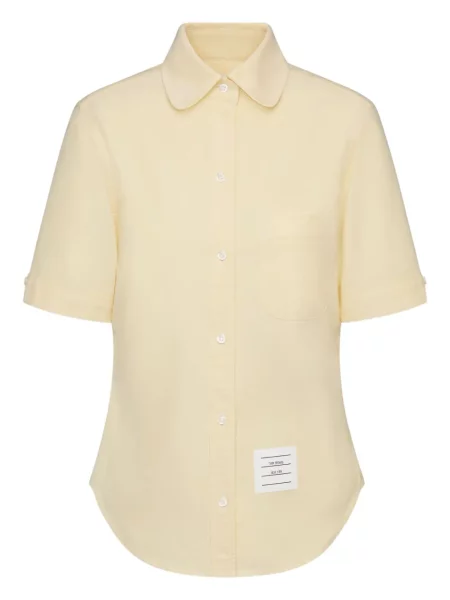 Cămașă Thom Browne scurtă galben