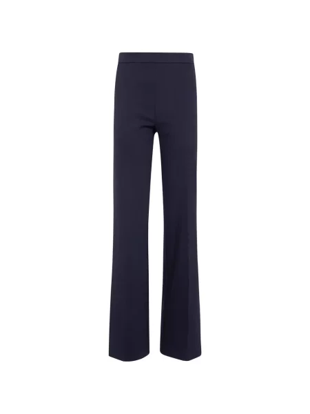 Pantaloni Twinset cu talie înaltă negru