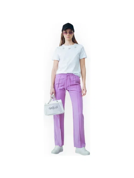 Pantaloni Gaëlle Paris violet