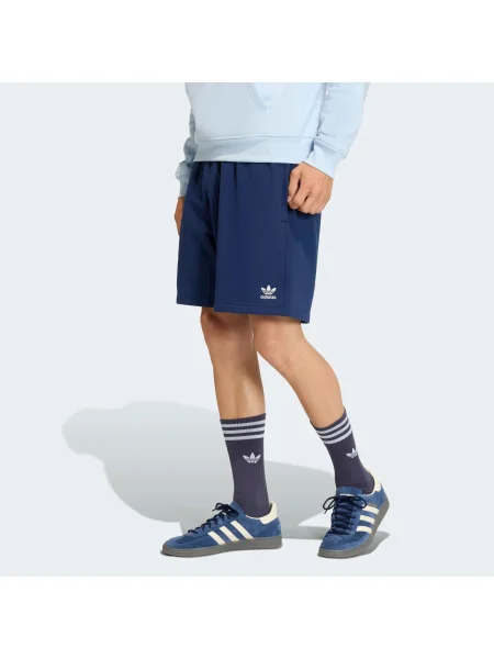 ADIDAS ORIGINALS Hlače ESS temno / bela modra