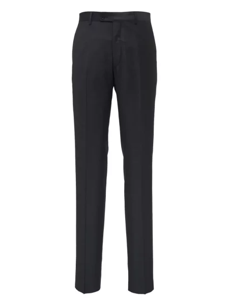Pantaloni Maurizio Baldassari de lână negru