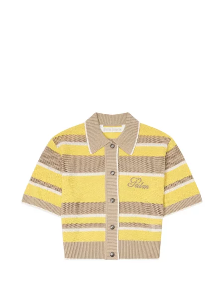 Cardigan Palm Angels cu broderie galben