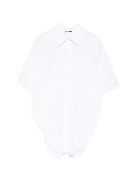 Cămașă Jil Sander din poplin alb