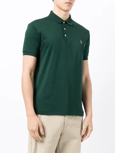Siuvinėtos polo marškinėliai Polo Ralph Lauren žalia