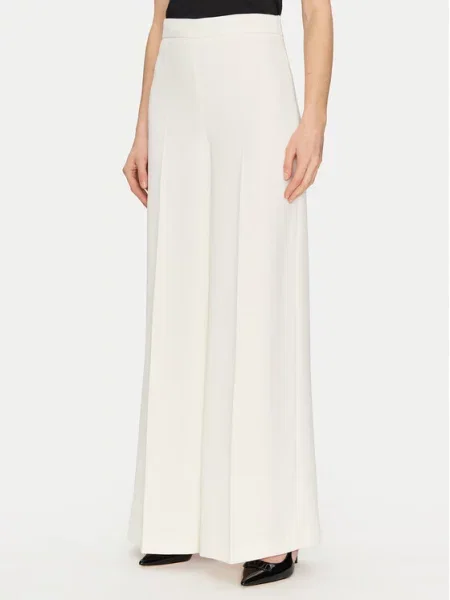 TWINSET Palazzo kalhoty Écru Wide Leg