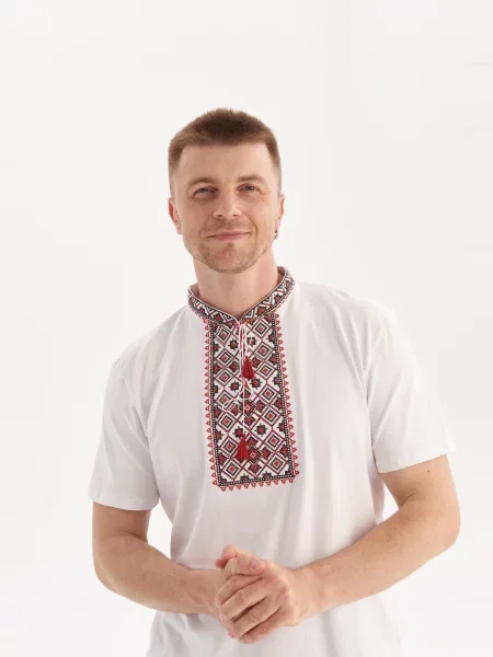 Рубашка Merezhka с вышивкой белая