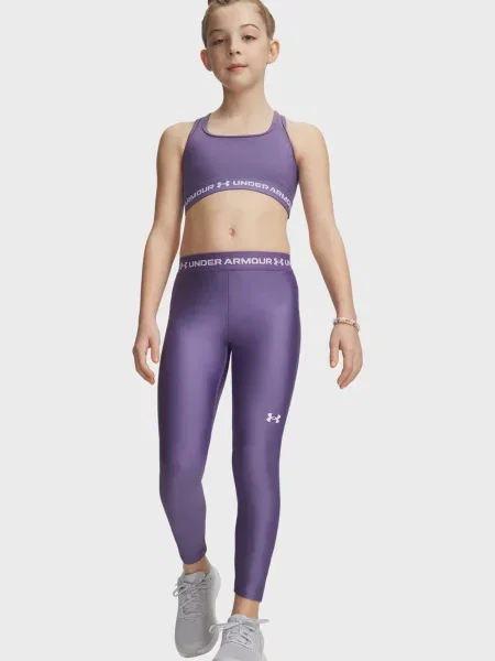 Дитячі штани Under Armour фіолетові
