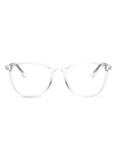 Ochelari de soare pătrați Giorgio Armani alb