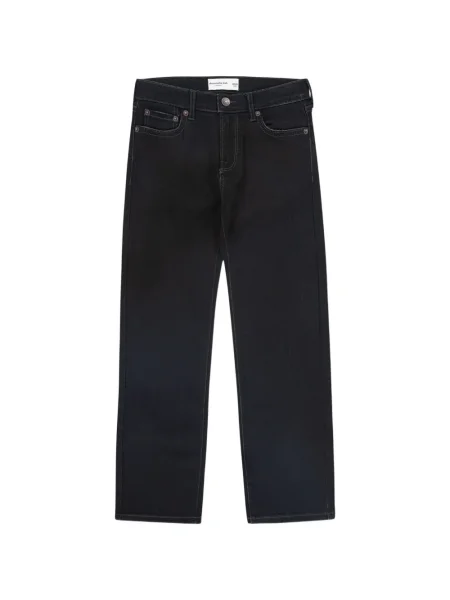 Jeansy straight leg dziecięce Abercrombie Fitch czarne