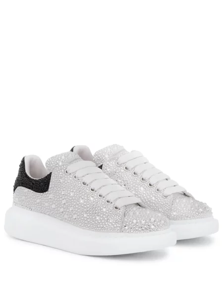 Usnjene superge Alexander Mcqueen bela