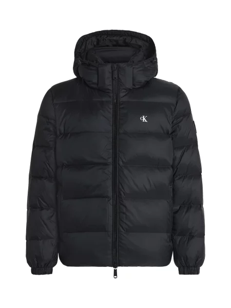 Calvin Klein Jeans Geacă de iarnă negru alb
