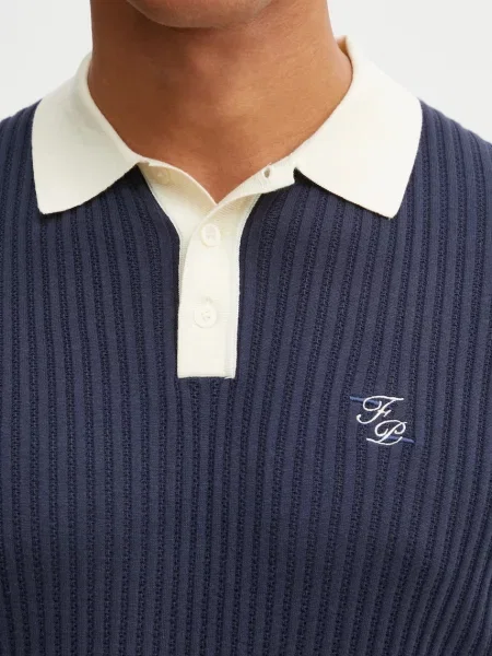 Filling Pieces поло Fine Knit Polo