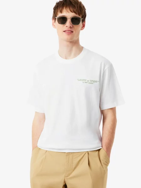 Футболка Lacoste біла
