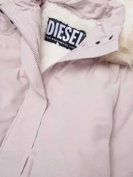 Kurtka dziecięca Diesel różowa